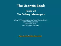The Urantia