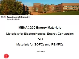 MENA 3200 Energy Materials