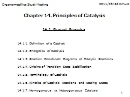 14. 1. General  Principles