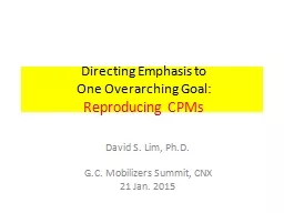 Directing Emphasis to