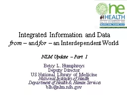 Integrated Information and Data