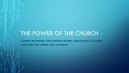 The Power of The Church