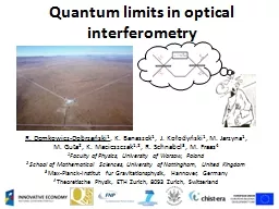 Quantum limits in optical