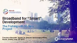 Broadband for “Smart” Development