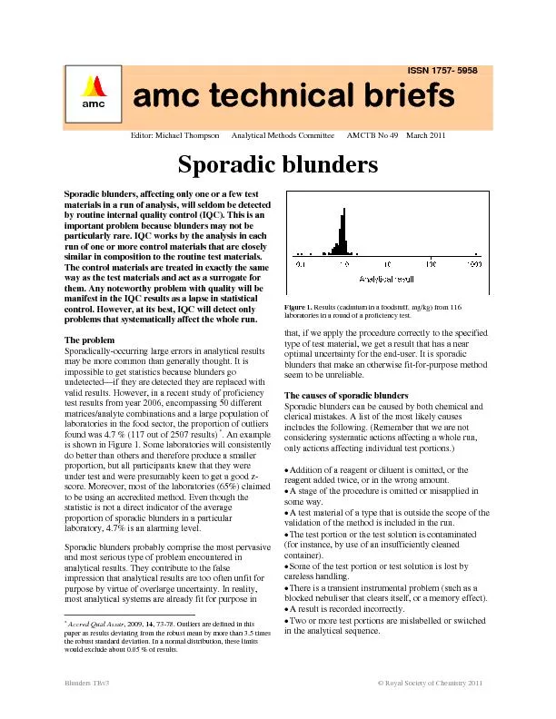 amc technical briefs