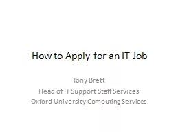 How to Apply for an IT Job