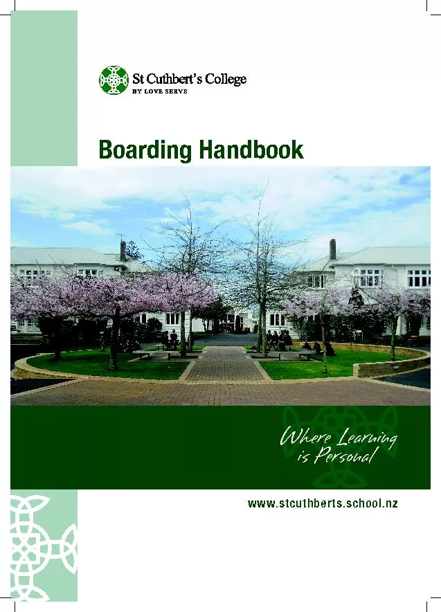 Boarding Handbook