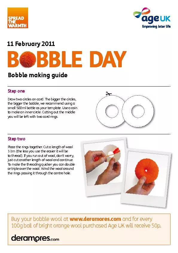 Bobble making guide
