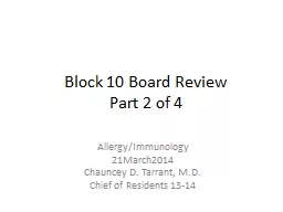 Block 10 Board Review
