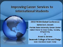 Improving Career Services to International Students