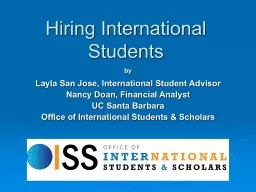 Hiring International Students