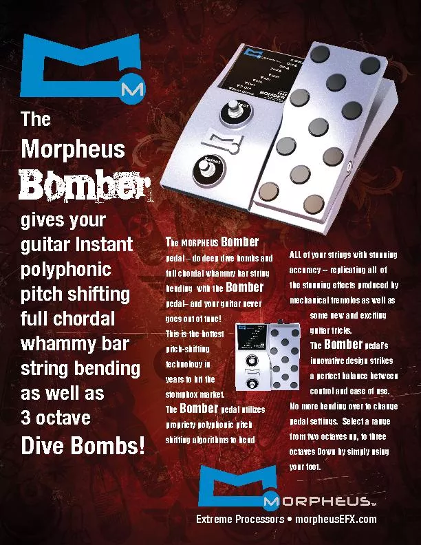 pedal – do deep dive bombs and full chordal whammy bar string ped