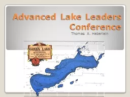 Advanced Lake Leaders Conference