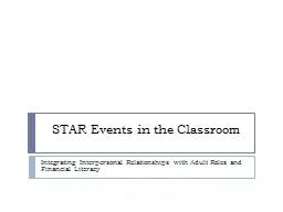 STAR Events in the Classroom