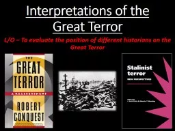 Interpretations of the Great Terror