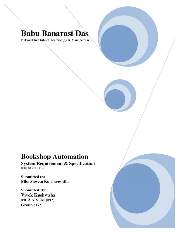 Babu Banarasi Das National Institute of Technology & Management Books