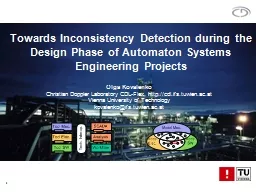 Towards Inconsistency Detection during the Design Phase of