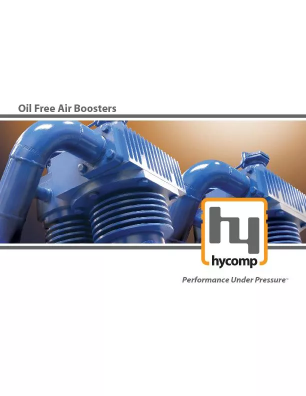Oil Free Air Boosters