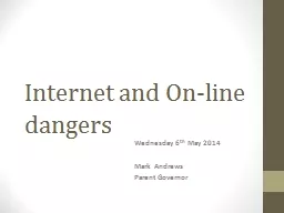 Internet and On-line dangers