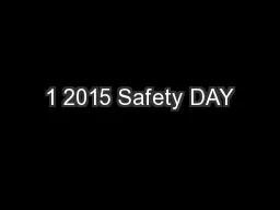 1 2015 Safety DAY