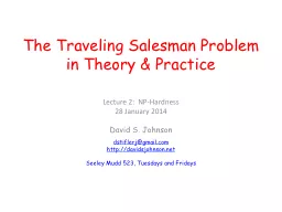 The Traveling Salesman Problem in Theory & Practice