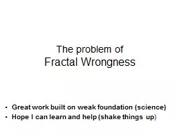 Great work built on weak foundation (science)