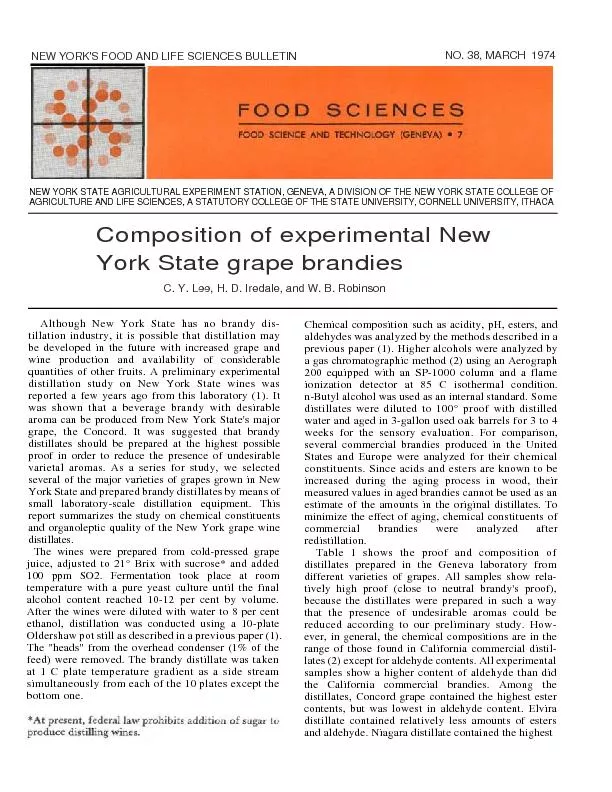 NEW YORK'S FOOD AND LIFE SCIENCES BULLETIN