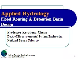 1 Flood Routing & Detention Basin Design