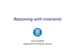 Reasoning with invariants