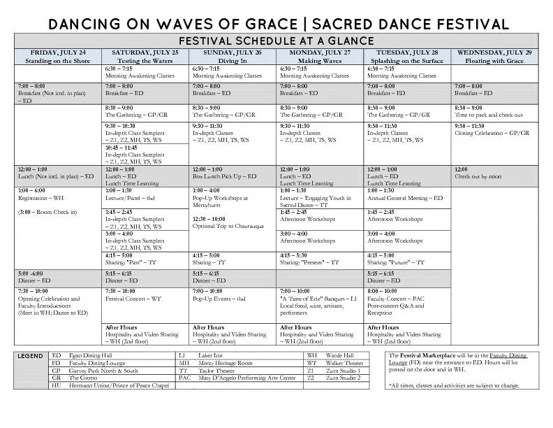 DANCING ON WAVES OF GRACE | SACRED DANCE FESTIVAL