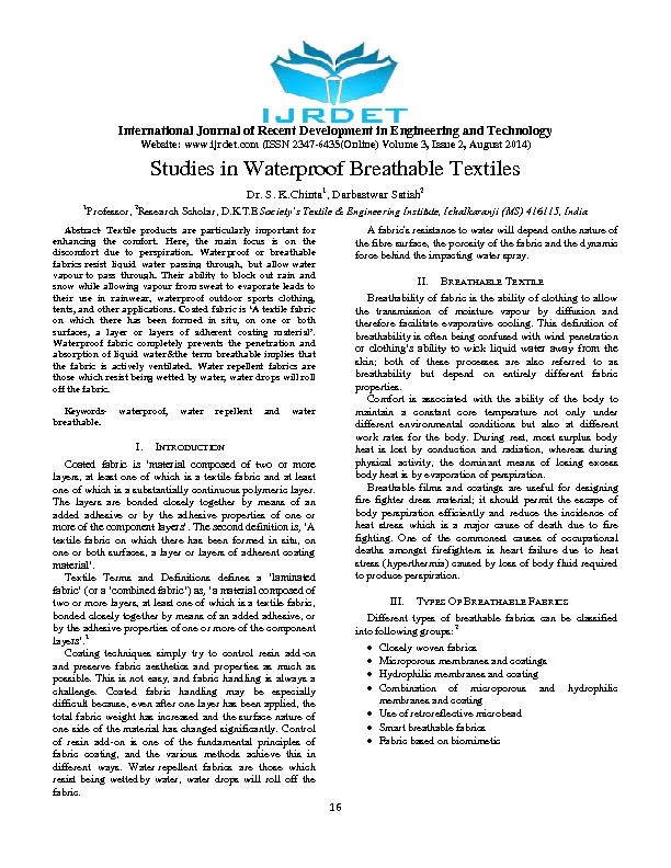 International Journal of Recent Development in Engineering and Technol