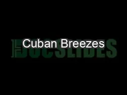 Cuban Breezes