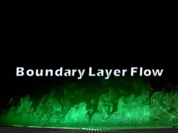 Boundary Layer Flow