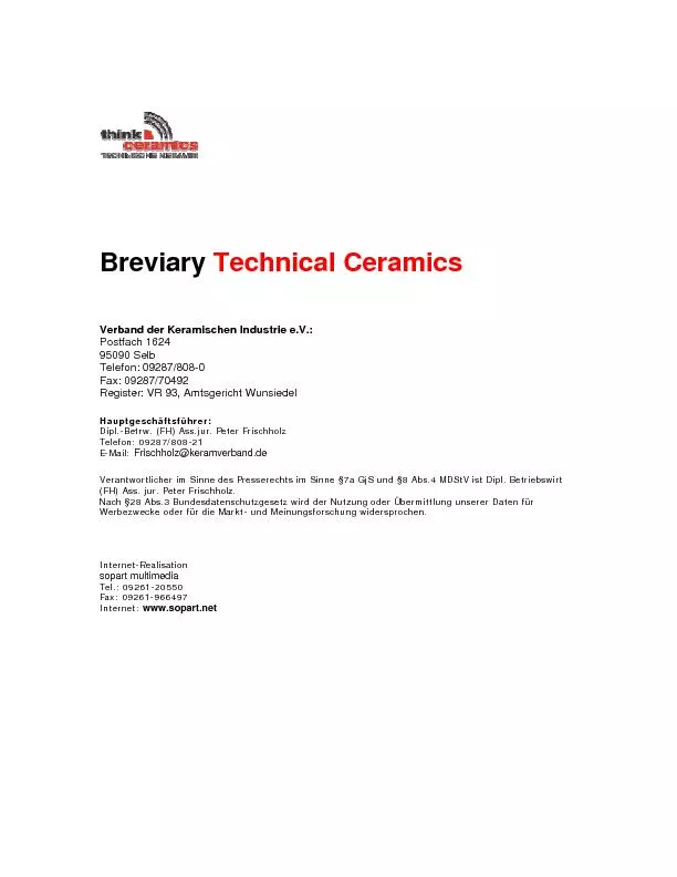 2 Brevier Technical Ceramics  Content