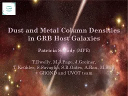 Dust and Metal Column Densities