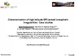 Characterization of high latitude GPS sensed ionospheric ir