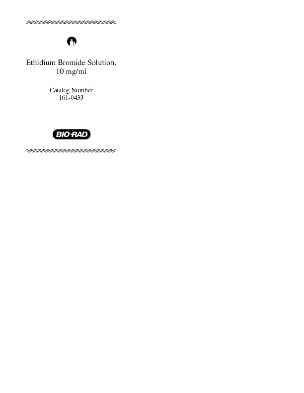 Ethidium Bromide Solution,