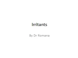 Irritants