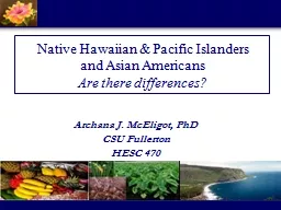 Native Hawaiian & Pacific Islanders