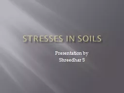 Stresses in soils