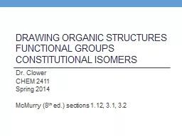 Drawing Organic Structures