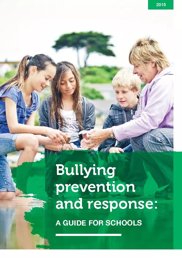 Bullying prevention and response: A guide for schools