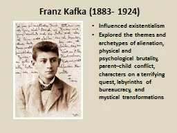 Franz Kafka (1883- 1924)
