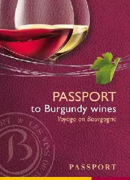 Burgundy/Bourgogne and its ve regions