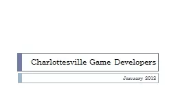 Charlottesville Game Developers