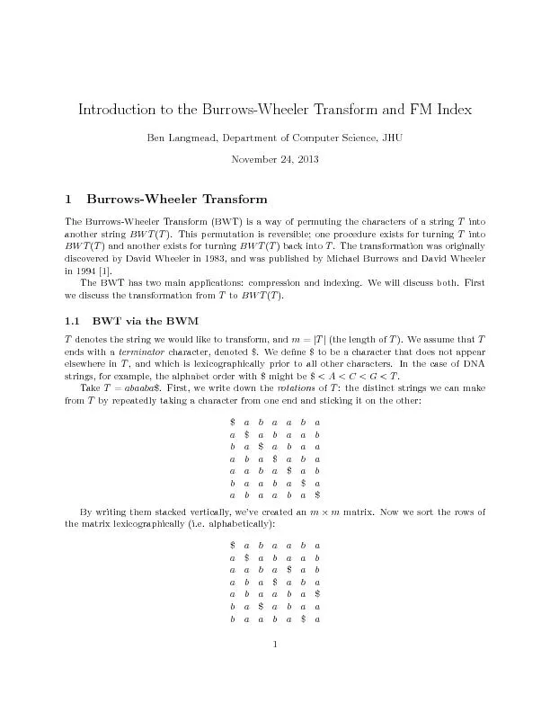 ThisistheBurrows-WheelerMatrix(BWM(T)).ThenalcolumnofBWM(T),readfromt