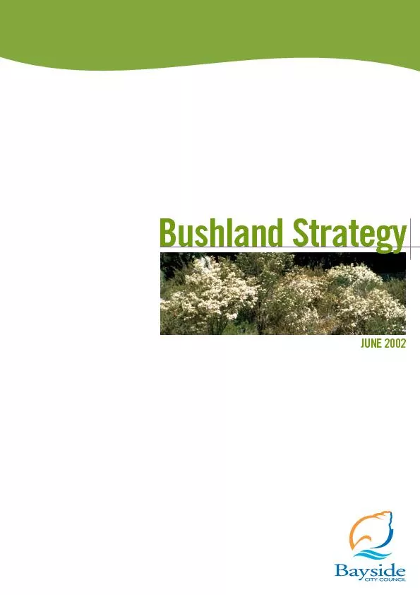Bushland Strategy