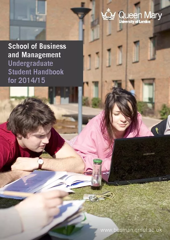 School of Business and ManagementUndergraduate Student Handbook for 20