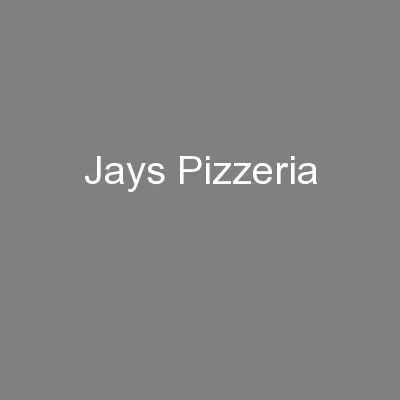 Jays Pizzeria