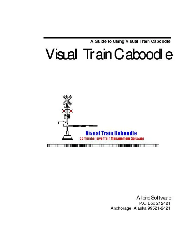 A Guide to using Visual Train Caboodle